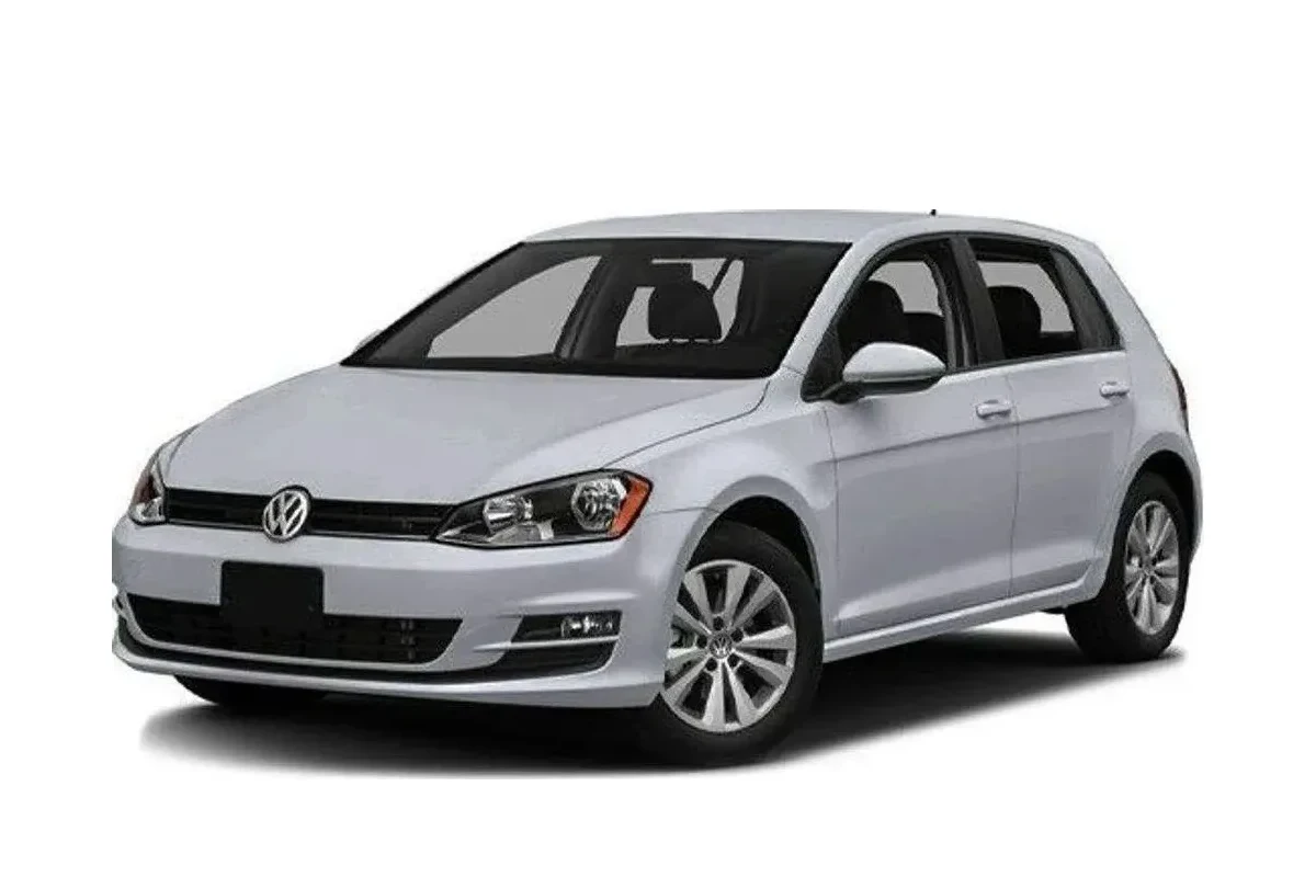 VW Golf rental car